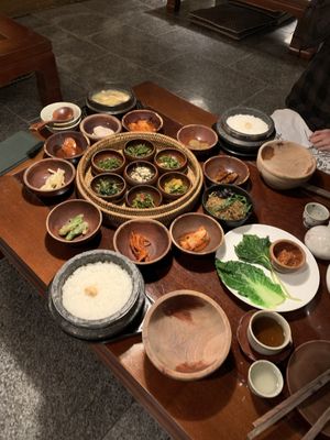 Food  at SanChon Korean Temple Cooking - 산촌 사찰음식전문점 in Seoul