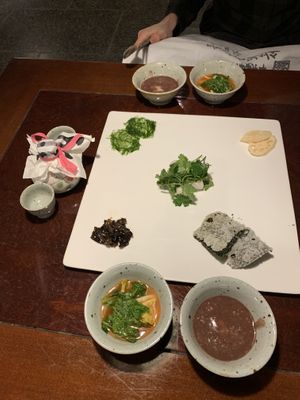 Food  at SanChon Korean Temple Cooking - 산촌 사찰음식전문점 in Seoul