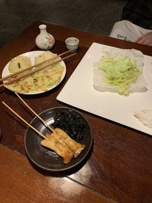 Starters  at SanChon Korean Temple Cooking - 산촌 사찰음식전문점 in Seoul