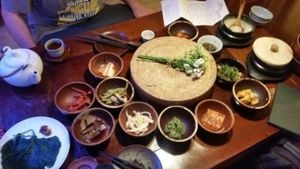 Dinner 3rd Course  at SanChon Korean Temple Cooking - 산촌 사찰음식전문점 in Seoul