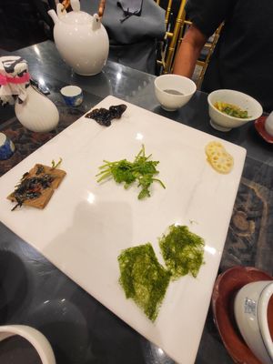 Starters at SanChon Korean Temple Cooking - 산촌 사찰음식전문점 in Seoul