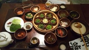 amazing at SanChon Korean Temple Cooking - 산촌 사찰음식전문점 in Seoul