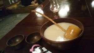rice wine at SanChon Korean Temple Cooking - 산촌 사찰음식전문점 in Seoul