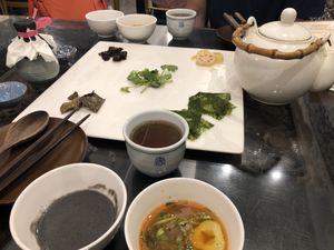 First course  at SanChon Korean Temple Cooking - 산촌 사찰음식전문점 in Seoul