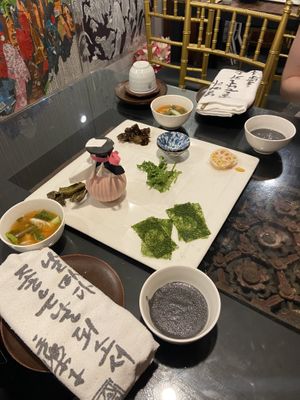 Appetizer 1  at SanChon Korean Temple Cooking - 산촌 사찰음식전문점 in Seoul