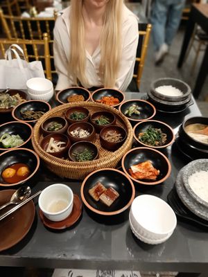 Main Course at SanChon Korean Temple Cooking - 산촌 사찰음식전문점 in Seoul