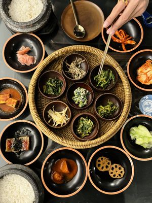   at SanChon Korean Temple Cooking - 산촌 사찰음식전문점 in Seoul