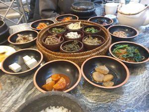 5/10 Nice layout  but nothing spectacular here at SanChon Korean Temple Cooking - 산촌 사찰음식전문점 in Seoul