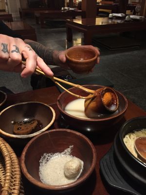 Rice wine  at SanChon Korean Temple Cooking - 산촌 사찰음식전문점 in Seoul