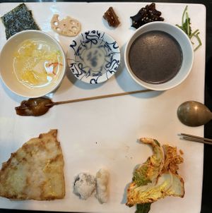   at SanChon Korean Temple Cooking - 산촌 사찰음식전문점 in Seoul