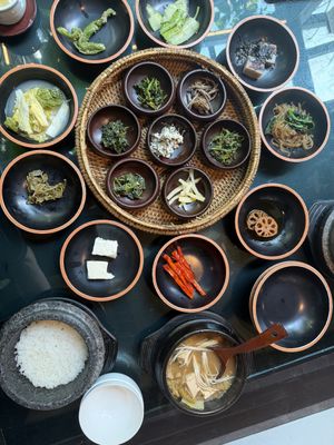   at SanChon Korean Temple Cooking - 산촌 사찰음식전문점 in Seoul