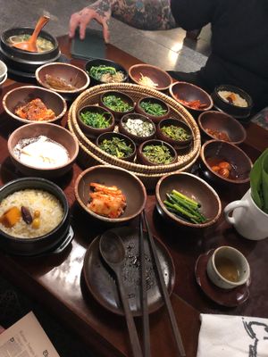 ❤️ at SanChon Korean Temple Cooking - 산촌 사찰음식전문점 in Seoul