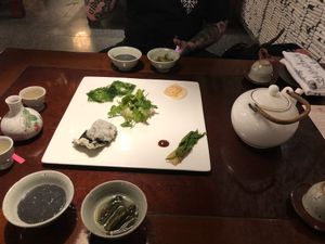 Appetizer at SanChon Korean Temple Cooking - 산촌 사찰음식전문점 in Seoul
