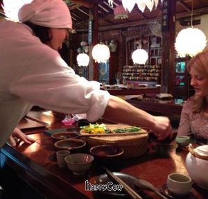 one of four courses at SanChon Korean Temple Cooking - 산촌 사찰음식전문점 in Seoul