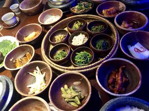 Traditional Korean fare at SanChon Korean Temple Cooking - 산촌 사찰음식전문점 in Seoul