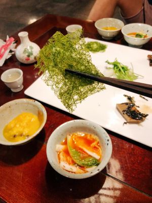 This was one of my favourite pieces from the first course at SanChon Korean Temple Cooking - 산촌 사찰음식전문점 in Seoul