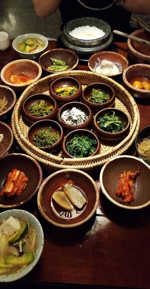 Third course at SanChon Korean Temple Cooking - 산촌 사찰음식전문점 in Seoul