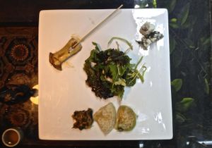 Second dish in full course menu at SanChon Korean Temple Cooking - 산촌 사찰음식전문점 in Seoul