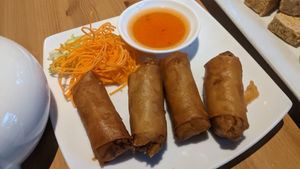 Spring rolls at eaThai in Rockville