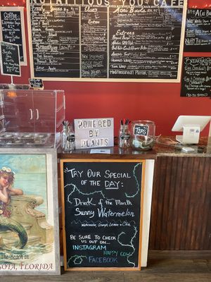 Counter at You Cafe in Siesta Key