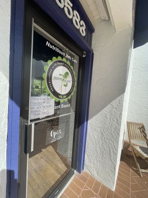 Door at You Cafe in Siesta Key