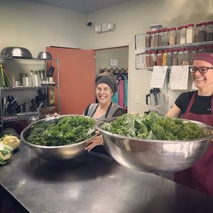 Freshest kale chips in the market and the best team ever!   at You Cafe in Siesta Key
