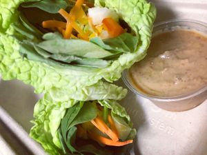 Tropical Spring Rolls. So healthy! at You Cafe in Siesta Key