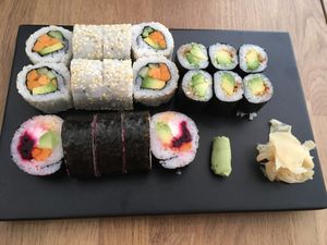 A set platter. All great. at MAKIMAKI Sushi Green in Muenster