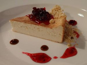 Cheesecake at Ugata Bakery in Kibbutz Kineret