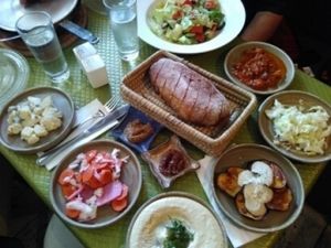 Brunch for 2 at Ugata Bakery in Kibbutz Kineret