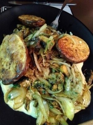 Vegan Sharwarma at Ugata Bakery in Kibbutz Kineret