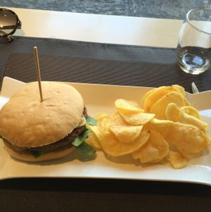 cheese burger  at Coox in Turin