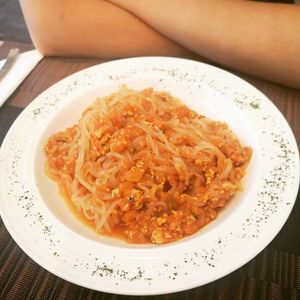 Bolognaise Kelp pasta at Coox in Turin