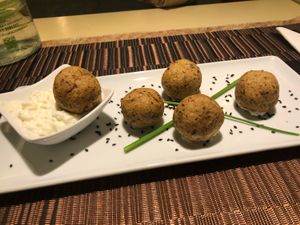 Meatballs- interesting concept  at Coox in Turin