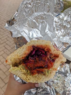 Veganer Döner mit Alles at Mein Doner und Co in Kiel