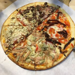four seasons pizza at Brownice Italian Bistro in East Singapore