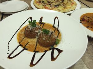 Arancini (risotto balls) at Brownice Italian Bistro in East Singapore
