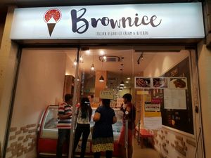 East Coast shop facade as at 23March 2018 at Brownice Italian Bistro in East Singapore