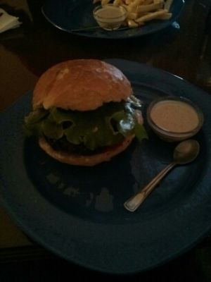 falafel burger at Falafel Zone in Istanbul