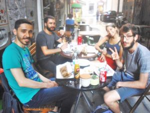 FALAFELZONE 
Best home cooked delicacies falafel in falafelzone...open kitchen, the menu includes vegetarian, vegan, and raw options. Gluten-free bread ,vegan burger buns that is served at Falafelzone.Flavored with spices and herbs and usually served in pita or a wrap or dishes, the best are crispy on the outside and served so hot that steam rises from the soft center as you take your first bite.The ingredients are fresh and the falafels are flavored and cooked to crispy perfection.All spices are coming from Egypt ...

Falafel zone stands in the heart of Beyoğlu, just a stone's throw from istiklal street. The restaurant has quickly become a favorite among vegetarians and vegans, foreigners and locals alike. If you are looking for an on-the-go lunch and want something different from the fresh food and tasty dishes about falafel and vegetable rolls, Falafel zone is a perfect solution.As soon as you enter the Istiklal Street, you will start enjoying a little walk down,There are also tables outside the restaurant on a traffic barred street which is full of other cafes and restaurants.Whenever you are hungry or rewctant to cook at home, it is almosy possible to find the comfort of your home in Falafelzone.

TEL: 0212 251 13 23
http://falafelzone.blogspot.com
e-mail:falafelzoneistanbul@gmail.com
adres:FALAFELZONE
istiklal caddesi öğüt sok no:4 Taksim-istanbul at Falafel Zone in Istanbul