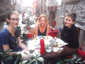 FALAFELZONE 
Best home cooked delicacies falafel in falafelzone...open kitchen, the menu includes vegetarian, vegan, and raw options. Gluten-free bread ,vegan burger buns that is served at Falafelzone.Flavored with spices and herbs and usually served in pita or a wrap or dishes, the best are crispy on the outside and served so hot that steam rises from the soft center as you take your first bite.The ingredients are fresh and the falafels are flavored and cooked to crispy perfection.All spices are coming from Egypt ...

Falafel zone stands in the heart of Beyoğlu, just a stone's throw from istiklal street. The restaurant has quickly become a favorite among vegetarians and vegans, foreigners and locals alike. If you are looking for an on-the-go lunch and want something different from the fresh food and tasty dishes about falafel and vegetable rolls, Falafel zone is a perfect solution.As soon as you enter the Istiklal Street, you will start enjoying a little walk down,There are also tables outside the restaurant on a traffic barred street which is full of other cafes and restaurants.Whenever you are hungry or rewctant to cook at home, it is almosy possible to find the comfort of your home in Falafelzone.

TEL: 0212 251 13 23
http://falafelzone.blogspot.com
e-mail:falafelzoneistanbul@gmail.com
adres:FALAFELZONE
istiklal caddesi öğüt sok no:4 Taksim-istanbul at Falafel Zone in Istanbul