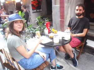 FALAFELZONE 
Best home cooked delicacies falafel in falafelzone...open kitchen, the menu includes vegetarian, vegan, and raw options. Gluten-free bread ,vegan burger buns that is served at Falafelzone.Flavored with spices and herbs and usually served in pita or a wrap or dishes, the best are crispy on the outside and served so hot that steam rises from the soft center as you take your first bite.The ingredients are fresh and the falafels are flavored and cooked to crispy perfection.All spices are coming from Egypt ...

Falafel zone stands in the heart of Beyoğlu, just a stone's throw from istiklal street. The restaurant has quickly become a favorite among vegetarians and vegans, foreigners and locals alike. If you are looking for an on-the-go lunch and want something different from the fresh food and tasty dishes about falafel and vegetable rolls, Falafel zone is a perfect solution.As soon as you enter the Istiklal Street, you will start enjoying a little walk down,There are also tables outside the restaurant on a traffic barred street which is full of other cafes and restaurants.Whenever you are hungry or rewctant to cook at home, it is almosy possible to find the comfort of your home in Falafelzone.

TEL: 0212 251 13 23
http://falafelzone.blogspot.com
e-mail:falafelzoneistanbul@gmail.com
adres:FALAFELZONE
istiklal caddesi öğüt sok no:4 Taksim-istanbul at Falafel Zone in Istanbul