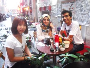 FALAFELZONE 
Best home cooked delicacies falafel in falafelzone...open kitchen, the menu includes vegetarian, vegan, and raw options. Gluten-free bread ,vegan burger buns that is served at Falafelzone.Flavored with spices and herbs and usually served in pita or a wrap or dishes, the best are crispy on the outside and served so hot that steam rises from the soft center as you take your first bite.The ingredients are fresh and the falafels are flavored and cooked to crispy perfection.All spices are coming from Egypt ...

Falafel zone stands in the heart of Beyoğlu, just a stone's throw from istiklal street. The restaurant has quickly become a favorite among vegetarians and vegans, foreigners and locals alike. If you are looking for an on-the-go lunch and want something different from the fresh food and tasty dishes about falafel and vegetable rolls, Falafel zone is a perfect solution.As soon as you enter the Istiklal Street, you will start enjoying a little walk down,There are also tables outside the restaurant on a traffic barred street which is full of other cafes and restaurants.Whenever you are hungry or rewctant to cook at home, it is almosy possible to find the comfort of your home in Falafelzone.

TEL: 0212 251 13 23
http://falafelzone.blogspot.com
e-mail:falafelzoneistanbul@gmail.com
adres:FALAFELZONE
istiklal caddesi öğüt sok no:4 Taksim-istanbul at Falafel Zone in Istanbul