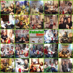 FALAFELZONE 
Best home cooked delicacies falafel in falafelzone...open kitchen, the menu includes vegetarian, vegan, and raw options. Gluten-free bread ,vegan burger buns that is served at Falafelzone.Flavored with spices and herbs and usually served in pita or a wrap or dishes, the best are crispy on the outside and served so hot that steam rises from the soft center as you take your first bite.The ingredients are fresh and the falafels are flavored and cooked to crispy perfection.All spices are coming from Egypt ...

Falafel zone stands in the heart of Beyoğlu, just a stone's throw from istiklal street. The restaurant has quickly become a favorite among vegetarians and vegans, foreigners and locals alike. If you are looking for an on-the-go lunch and want something different from the fresh food and tasty dishes about falafel and vegetable rolls, Falafel zone is a perfect solution.As soon as you enter the Istiklal Street, you will start enjoying a little walk down,There are also tables outside the restaurant on a traffic barred street which is full of other cafes and restaurants.Whenever you are hungry or rewctant to cook at home, it is almosy possible to find the comfort of your home in Falafelzone.

TEL: 0212 251 13 23
http://falafelzone.blogspot.com
e-mail:falafelzoneistanbul@gmail.com
adres:FALAFELZONE
istiklal caddesi öğüt sok no:4 Taksim-istanbul at Falafel Zone in Istanbul