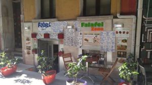 FALAFELZONE 
Best home cooked delicacies falafel in falafelzone...open kitchen, the menu includes vegetarian, vegan, and raw options. Gluten-free bread ,vegan burger buns that is served at Falafelzone.Flavored with spices and herbs and usually served in pita or a wrap or dishes, the best are crispy on the outside and served so hot that steam rises from the soft center as you take your first bite.The ingredients are fresh and the falafels are flavored and cooked to crispy perfection.All spices are coming from Egypt ...

Falafel zone stands in the heart of Beyoğlu, just a stone's throw from istiklal street. The restaurant has quickly become a favorite among vegetarians and vegans, foreigners and locals alike. If you are looking for an on-the-go lunch and want something different from the fresh food and tasty dishes about falafel and vegetable rolls, Falafel zone is a perfect solution.As soon as you enter the Istiklal Street, you will start enjoying a little walk down,There are also tables outside the restaurant on a traffic barred street which is full of other cafes and restaurants.Whenever you are hungry or rewctant to cook at home, it is almosy possible to find the comfort of your home in Falafelzone.

TEL: 0212 251 13 23
http://falafelzone.blogspot.com
e-mail:falafelzoneistanbul@gmail.com
adres:FALAFELZONE
istiklal caddesi öğüt sok no:4 Taksim-istanbul at Falafel Zone in Istanbul