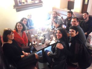 FALAFELZONE 
Best home cooked delicacies falafel in falafelzone...open kitchen, the menu includes vegetarian, vegan, and raw options. Gluten-free bread ,vegan burger buns that is served at Falafelzone.Flavored with spices and herbs and usually served in pita or a wrap or dishes, the best are crispy on the outside and served so hot that steam rises from the soft center as you take your first bite.The ingredients are fresh and the falafels are flavored and cooked to crispy perfection.All spices are coming from Egypt ...

Falafel zone stands in the heart of Beyoğlu, just a stone's throw from istiklal street. The restaurant has quickly become a favorite among vegetarians and vegans, foreigners and locals alike. If you are looking for an on-the-go lunch and want something different from the fresh food and tasty dishes about falafel and vegetable rolls, Falafel zone is a perfect solution.As soon as you enter the Istiklal Street, you will start enjoying a little walk down,There are also tables outside the restaurant on a traffic barred street which is full of other cafes and restaurants.Whenever you are hungry or rewctant to cook at home, it is almosy possible to find the comfort of your home in Falafelzone.

TEL: 0212 251 13 23
http://falafelzone.blogspot.com
e-mail:falafelzoneistanbul@gmail.com
adres:FALAFELZONE
istiklal caddesi öğüt sok no:4 Taksim-istanbul at Falafel Zone in Istanbul