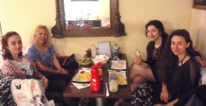 FALAFELZONE 
Best home cooked delicacies falafel in falafelzone...open kitchen, the menu includes vegetarian, vegan, and raw options. Gluten-free bread ,vegan burger buns that is served at Falafelzone.Flavored with spices and herbs and usually served in pita or a wrap or dishes, the best are crispy on the outside and served so hot that steam rises from the soft center as you take your first bite.The ingredients are fresh and the falafels are flavored and cooked to crispy perfection.All spices are coming from Egypt ...

Falafel zone stands in the heart of Beyoğlu, just a stone's throw from istiklal street. The restaurant has quickly become a favorite among vegetarians and vegans, foreigners and locals alike. If you are looking for an on-the-go lunch and want something different from the fresh food and tasty dishes about falafel and vegetable rolls, Falafel zone is a perfect solution.As soon as you enter the Istiklal Street, you will start enjoying a little walk down,There are also tables outside the restaurant on a traffic barred street which is full of other cafes and restaurants.Whenever you are hungry or rewctant to cook at home, it is almosy possible to find the comfort of your home in Falafelzone.

TEL: 0212 251 13 23
http://falafelzone.blogspot.com
e-mail:falafelzoneistanbul@gmail.com
adres:FALAFELZONE
istiklal caddesi öğüt sok no:4 Taksim-istanbul at Falafel Zone in Istanbul