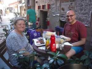 FALAFELZONE 
Best home cooked delicacies falafel in falafelzone...open kitchen, the menu includes vegetarian, vegan, and raw options. Gluten-free bread ,vegan burger buns that is served at Falafelzone.Flavored with spices and herbs and usually served in pita or a wrap or dishes, the best are crispy on the outside and served so hot that steam rises from the soft center as you take your first bite.The ingredients are fresh and the falafels are flavored and cooked to crispy perfection.All spices are coming from Egypt ...

Falafel zone stands in the heart of Beyoğlu, just a stone's throw from istiklal street. The restaurant has quickly become a favorite among vegetarians and vegans, foreigners and locals alike. If you are looking for an on-the-go lunch and want something different from the fresh food and tasty dishes about falafel and vegetable rolls, Falafel zone is a perfect solution.As soon as you enter the Istiklal Street, you will start enjoying a little walk down,There are also tables outside the restaurant on a traffic barred street which is full of other cafes and restaurants.Whenever you are hungry or rewctant to cook at home, it is almosy possible to find the comfort of your home in Falafelzone.

TEL: 0212 251 13 23
http://falafelzone.blogspot.com
e-mail:falafelzoneistanbul@gmail.com
adres:FALAFELZONE
istiklal caddesi öğüt sok no:4 Taksim-istanbul at Falafel Zone in Istanbul