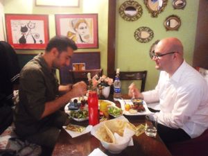 FALAFELZONE 
Best home cooked delicacies falafel in falafelzone...open kitchen, the menu includes vegetarian, vegan, and raw options. Gluten-free bread ,vegan burger buns that is served at Falafelzone.Flavored with spices and herbs and usually served in pita or a wrap or dishes, the best are crispy on the outside and served so hot that steam rises from the soft center as you take your first bite.The ingredients are fresh and the falafels are flavored and cooked to crispy perfection.All spices are coming from Egypt ...

Falafel zone stands in the heart of Beyoğlu, just a stone's throw from istiklal street. The restaurant has quickly become a favorite among vegetarians and vegans, foreigners and locals alike. If you are looking for an on-the-go lunch and want something different from the fresh food and tasty dishes about falafel and vegetable rolls, Falafel zone is a perfect solution.As soon as you enter the Istiklal Street, you will start enjoying a little walk down,There are also tables outside the restaurant on a traffic barred street which is full of other cafes and restaurants.Whenever you are hungry or rewctant to cook at home, it is almosy possible to find the comfort of your home in Falafelzone.

TEL: 0212 251 13 23
http://falafelzone.blogspot.com
e-mail:falafelzoneistanbul@gmail.com
adres:FALAFELZONE
istiklal caddesi öğüt sok no:4 Taksim-istanbul at Falafel Zone in Istanbul