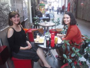 FALAFELZONE 
Best home cooked delicacies falafel in falafelzone...open kitchen, the menu includes vegetarian, vegan, and raw options. Gluten-free bread ,vegan burger buns that is served at Falafelzone.Flavored with spices and herbs and usually served in pita or a wrap or dishes, the best are crispy on the outside and served so hot that steam rises from the soft center as you take your first bite.The ingredients are fresh and the falafels are flavored and cooked to crispy perfection.All spices are coming from Egypt ...

Falafel zone stands in the heart of Beyoğlu, just a stone's throw from istiklal street. The restaurant has quickly become a favorite among vegetarians and vegans, foreigners and locals alike. If you are looking for an on-the-go lunch and want something different from the fresh food and tasty dishes about falafel and vegetable rolls, Falafel zone is a perfect solution.As soon as you enter the Istiklal Street, you will start enjoying a little walk down,There are also tables outside the restaurant on a traffic barred street which is full of other cafes and restaurants.Whenever you are hungry or rewctant to cook at home, it is almosy possible to find the comfort of your home in Falafelzone.

TEL: 0212 251 13 23
http://falafelzone.blogspot.com
e-mail:falafelzoneistanbul@gmail.com
adres:FALAFELZONE
istiklal caddesi öğüt sok no:4 Taksim-istanbul at Falafel Zone in Istanbul